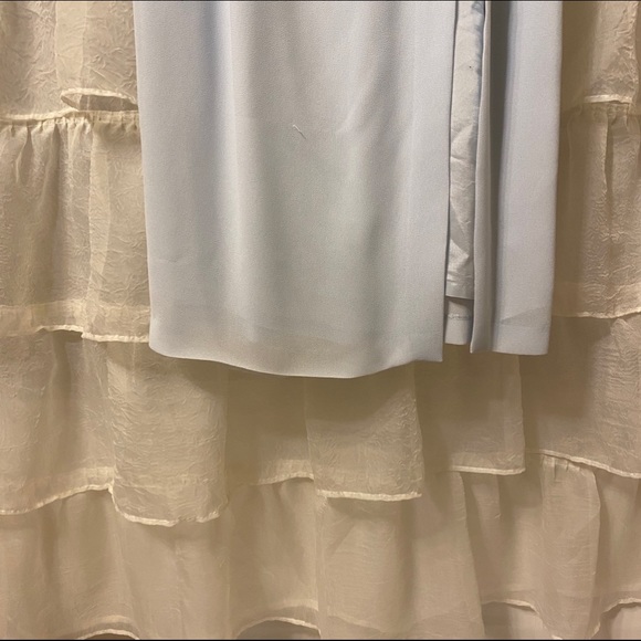 Vintage** Baby Blue Formal Dress - Picture 4 of 14